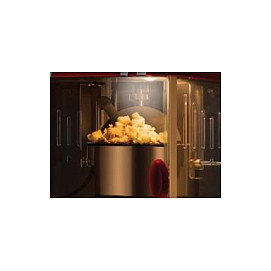 UNOLD 48535 Máquina de Palomitas Retro, Palomitero con Estilo Vintage para Cocina y Hogar