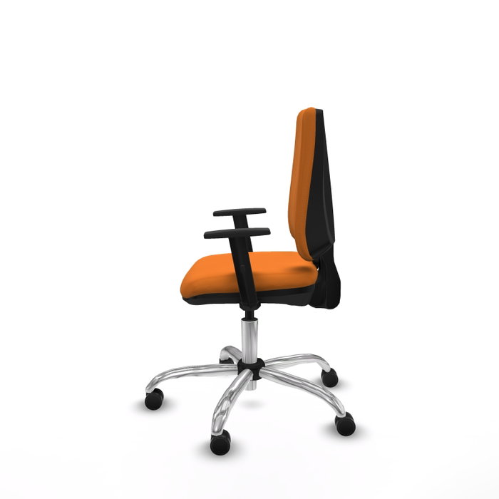 PIQUERAS Y CRESPO Silla de oficina Elche Naranja con Similpiel PIQUERAS Y CRESPO Silla de oficina Elche Naranja con Similpiel