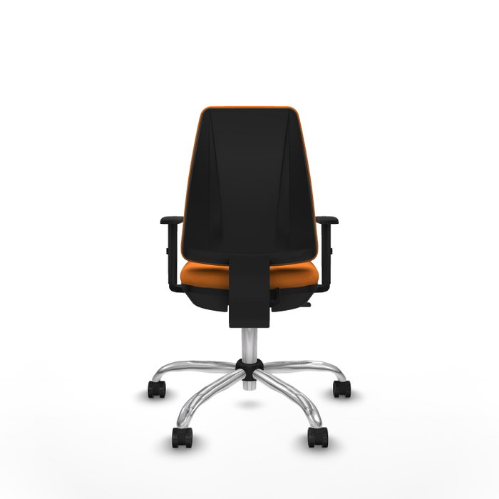 PIQUERAS Y CRESPO Silla de oficina Elche Naranja con Similpiel PIQUERAS Y CRESPO Silla de oficina Elche Naranja con Similpiel