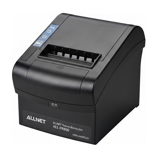 ALLNET Impresora térmica de tickets ALL-PR806 USB/LAN/RS232 negro ALLNET Impresora térmica de tickets ALL-PR806 USB/LAN/RS232 negro