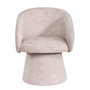 DKD Home Decor Sillón Urban Beige, Tapizado en Poliéster y Metal, Dimensiones 63.5 x 78.5 x 63 cm (Ancho x Largo x Alto)