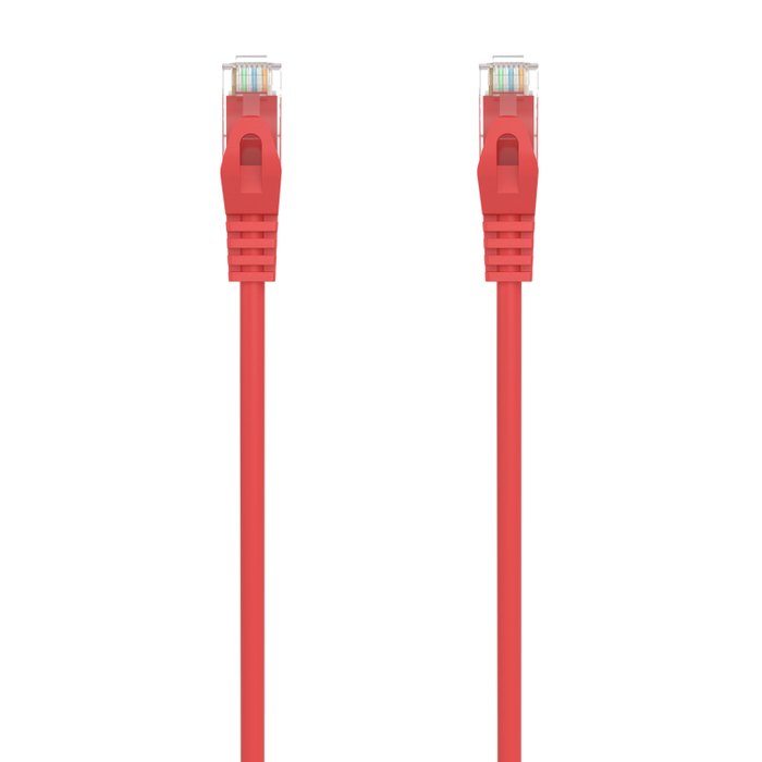 AISENS Cable de Red Latiguillo RJ45 LSZH Cat.6A 500 Mhz UTP AWG24 Rojo 1.5M