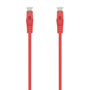 AISENS Cable de Red Latiguillo RJ45 LSZH Cat.6A 500 Mhz UTP AWG24 Rojo 1.5M