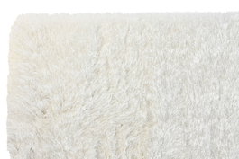 DKD Home Decor Alfombra Marfil 90 x 8 x 60 cm (2 Unidades) de Poliéster y Seda