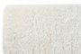 DKD Home Decor Alfombra de Poliéster y Seda 60x90x8 cm Marfil Brillante