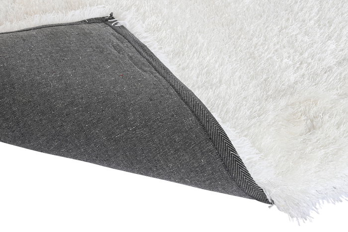 DKD Home Decor Alfombra Marfil 90 x 8 x 60 cm (2 Unidades) de Poliéster y Seda