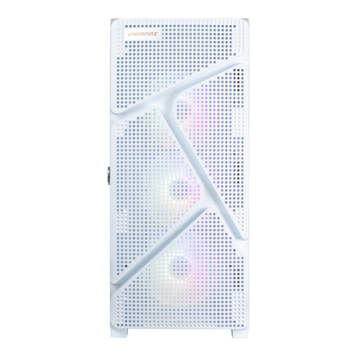 Enermax Caja PC MarbleShell MS31 ARGB White Vidrio Templado ATX EATX Micro ATX Mini-ITX