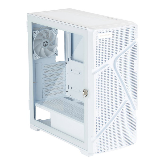 Enermax Caja PC MarbleShell MS31 ARGB White Vidrio Templado ATX EATX Micro ATX Mini-ITX