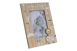 DKD Home Decor Marco de Fotos 10x15 Little Jungle Animales Multicolor
