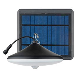 Edm Lámpara Solar LED Colgante 5W 500lm 4000K Luz Día IP54 con Cable 3m y Control Remoto