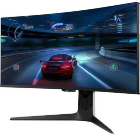 TCL Monitor Gaming Curvo 34R83Q 34" WQHD 170Hz 1ms VA Regulable en Altura Blanco y Negro
