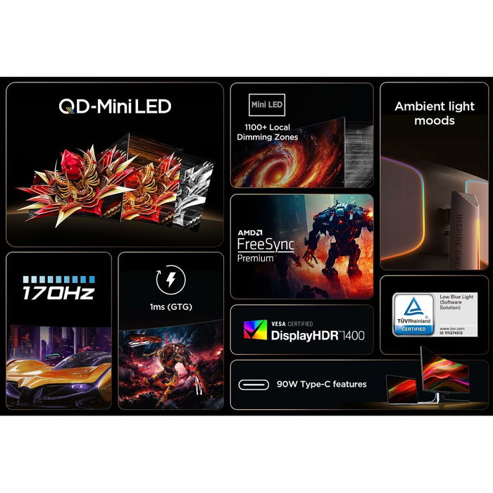 Monitor TCL 34R83Q LCD 37"