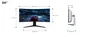 TCL 34R83Q Monitor Gaming Curvo 34" (94 cm) UWQHD 3440x1440 Fast VA 170Hz 1ms NVIDIA G-Sync AMD FreeSync HDR10 Ajuste en Altura USB-C 90W