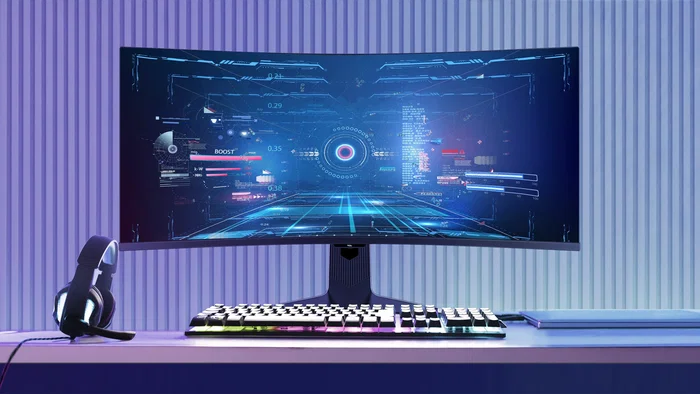 TCL 34R83Q Monitor Gaming Curvo 34" (94 cm) UWQHD 3440x1440 Fast VA 170Hz 1ms NVIDIA G-Sync AMD FreeSync HDR10 Ajuste en Altura USB-C 90W