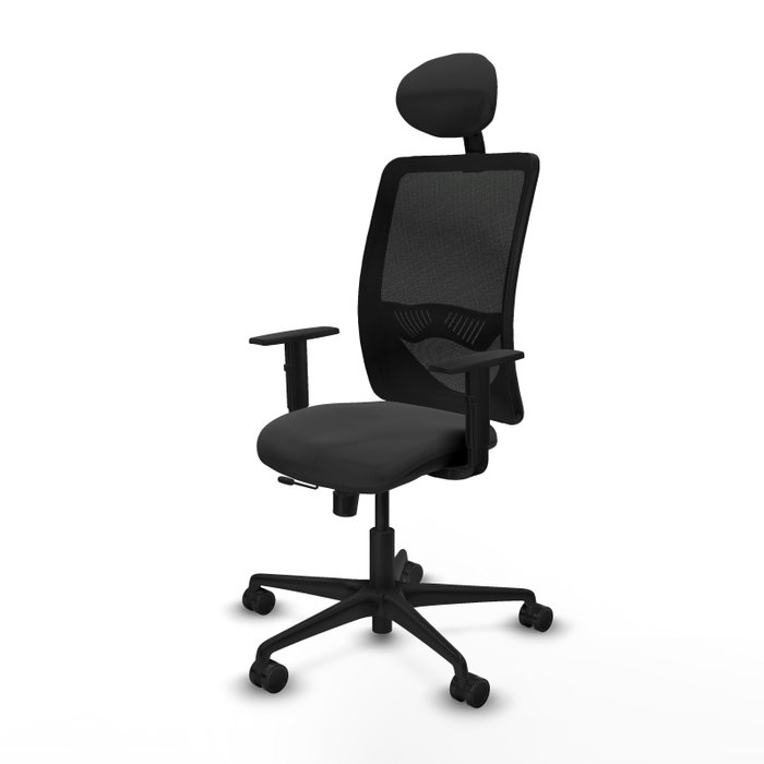 PIQUERAS Y CRESPO Silla de oficina Zulema con mecanismo Sincro/Traslack, Gris oscuro y Negro PIQUERAS Y CRESPO Silla de oficina Zulema con mecanismo Sincro/Traslack, Gris oscuro y Negro