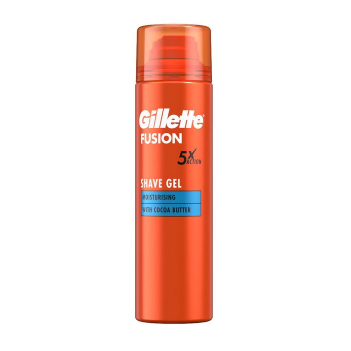 Gillette Fusion con gel de afeitar de cacao 300 ml Gillette Fusion con gel de afeitar de cacao 300 ml