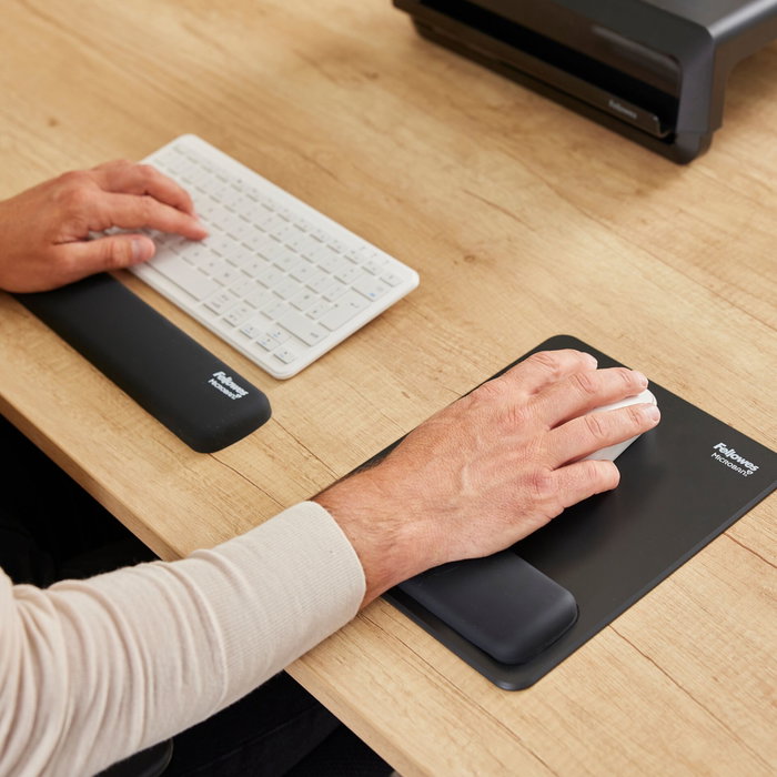 Fellowes Breyta Alfombrilla Ergonómica con Reposamuñecas Negro