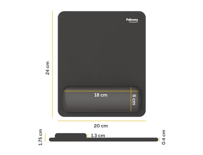 Fellowes Breyta Alfombrilla Ergonómica 17.5 x 200 x 240mm