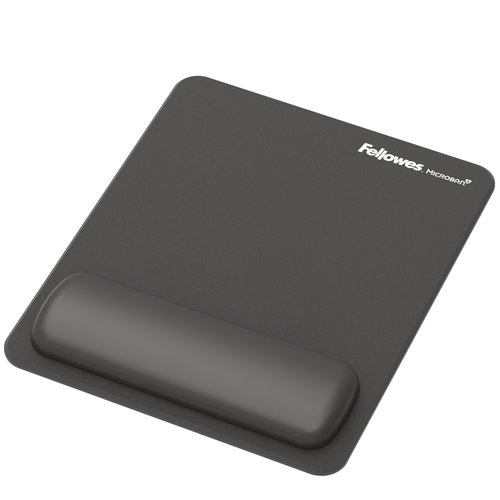 Fellowes Breyta Alfombrilla Ergonómica con Reposamuñecas Negro