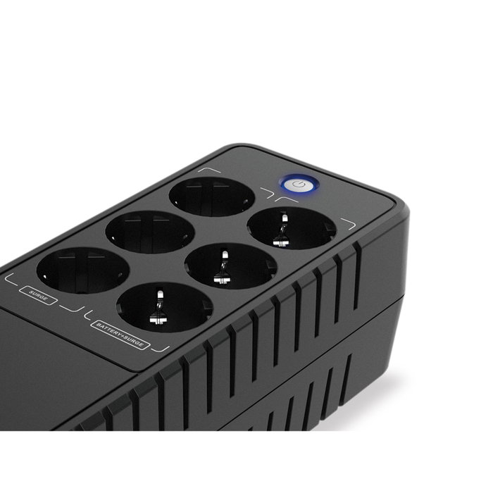 Conceptronic ZEUS09E 850VA/490W SAI Standby Negro