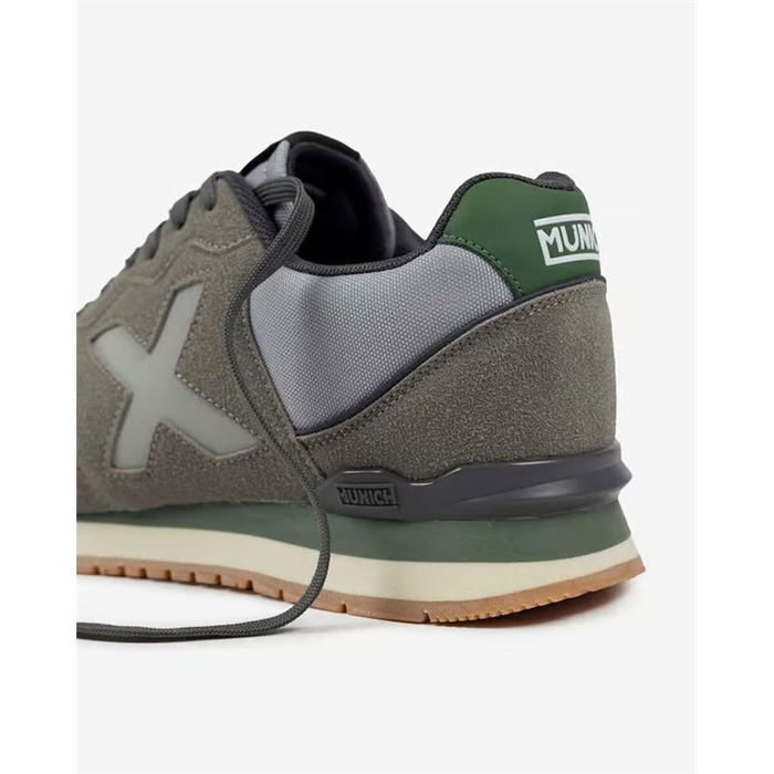 Zapatillas Casual Hombre Munich Dash 262 Gris Oliva M
