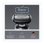 Braun Kombipack 64B para Series 6, Negro, Acero Inoxidable