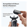 Braun Kombipack 64B para Series 6, Negro, Acero Inoxidable