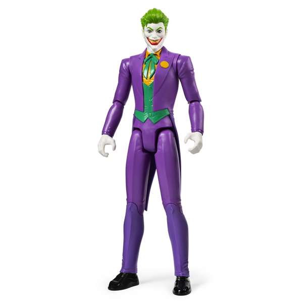 Spin Master Figura de Colección Batman Joker - Figura de Acción Multicolor de 30 cm, Recomendada +3 Años