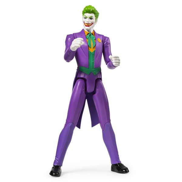 Spin Master Figura de Colección Batman Joker - Figura de Acción Multicolor de 30 cm, Recomendada +3 Años