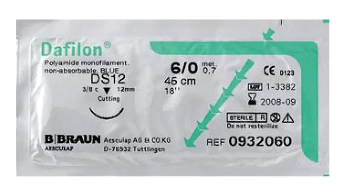 B. Braun Dafilon Blue 3/0 DS24 75cm 36ud B. Braun Dafilon Blue 3/0 DS24 75cm 36ud