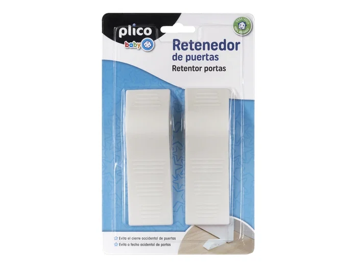 Plico Retenedor de puertas plástico blanco (2 unidades) Plico Retenedor de puertas plástico blanco (2 unidades)
