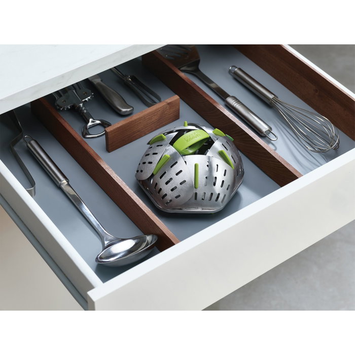 Joseph Joseph Bloom Cesta de vapor plegable de acero inoxidable
