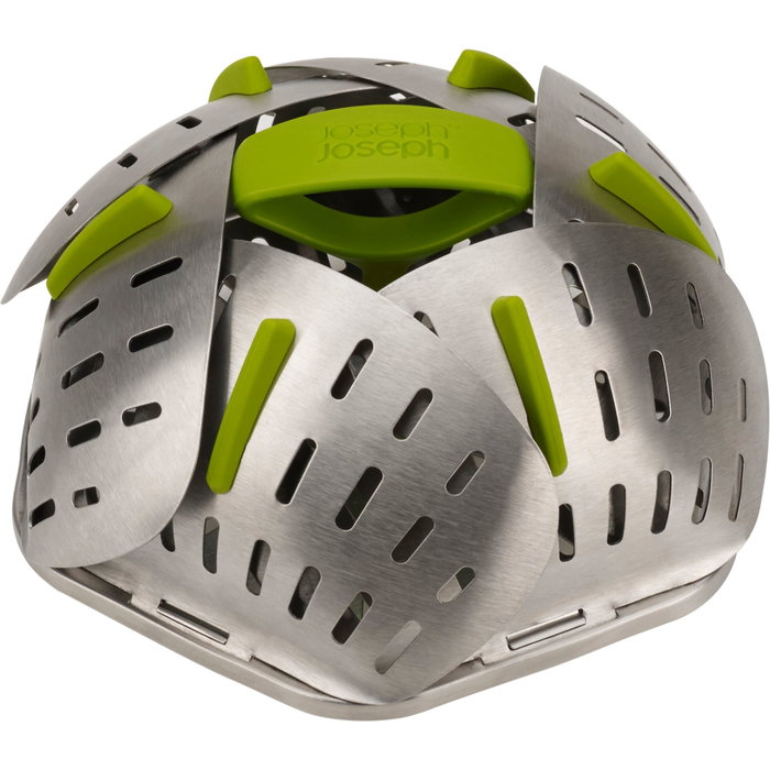 Joseph Joseph Bloom Cesta de vapor plegable de acero inoxidable
