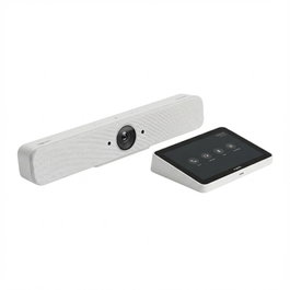 Logitech Rally Bar para MTR Teams on Android - Solución para Salas Medianas con TAP - Blanco