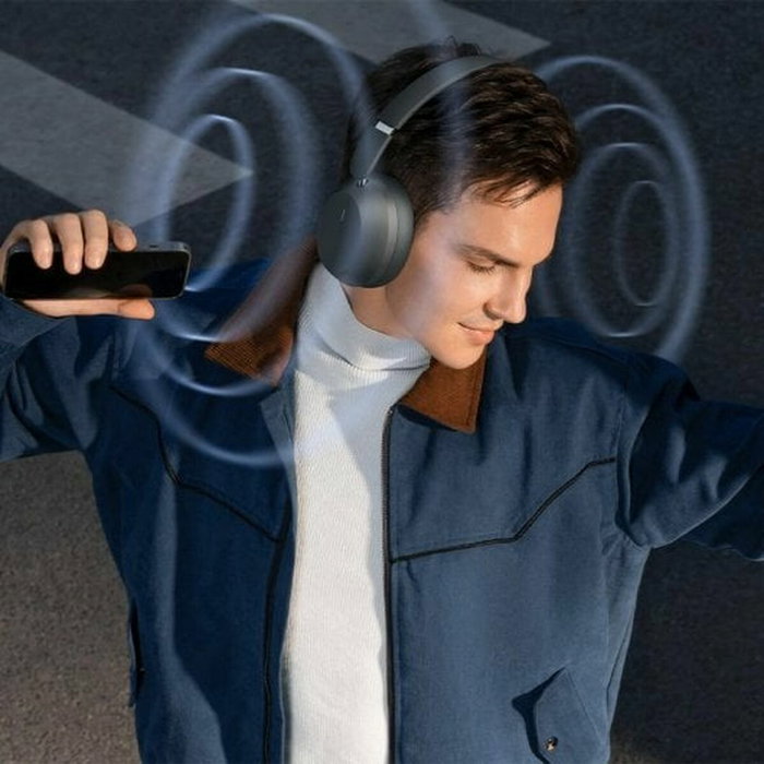 Baseus Auriculares Bass 35 Max USB Tipo C Bluetooth Gris Baseus Auriculares Bass 35 Max USB Tipo C Bluetooth Gris