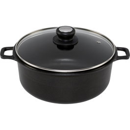 De Buyer Choc Extreme Olla para Salsas con Tapa de Vidrio 28cm inducción