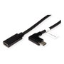 ROLINE Cable de Extensión USB Tipo C Macho a Hembra, 2 metros, Negro, DP-VERLNG.KABEL TYP C-C, Ref. 11.04.5496-10