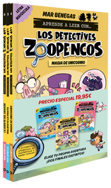 DESTINO INFANTIL Pack Aprende a leer con... ¡Los Detectives Zoopencos! 4, 5 y 6