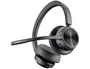 HP Poly Voyager 4320 UC Auriculares Estéreo USB-A con Adaptador BT700 y Base de Carga, Negro