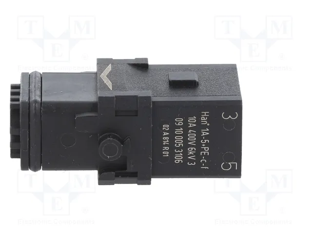HARTING Han® 1A Plantilla de Contacto Hembra 6 PIN HARTING Han® 1A Plantilla de Contacto Hembra 6 PIN