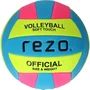 REZO Balón de Voleibol PVC Contraste Bicolor Resistente y Ligero