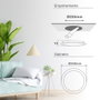 GSC Evolution Downlight empotrable LED redondo Lonbo 20W 6000K Blanco