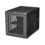 Startech Armario Rack 12U 19 Pulgadas 4 Columnas para Servidores con Estante 1U Montaje en Pared RK1232WALHM