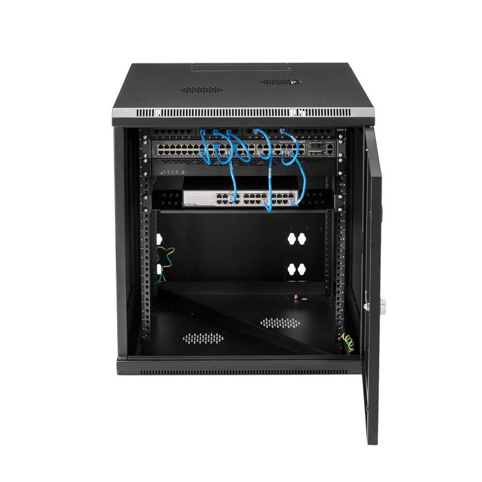 Startech Armario Rack 12U 19 Pulgadas 4 Columnas para Servidores con Estante 1U Montaje en Pared RK1232WALHM Startech Armario Rack 12U 19 Pulgadas 4 Columnas para Servidores con Estante 1U Montaje en Pared RK1232WALHM
