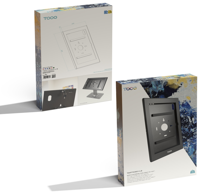 Tooq Marco Antirrobo para Tablet 14,6 Pulgadas Negro TQATTE2601-L-B