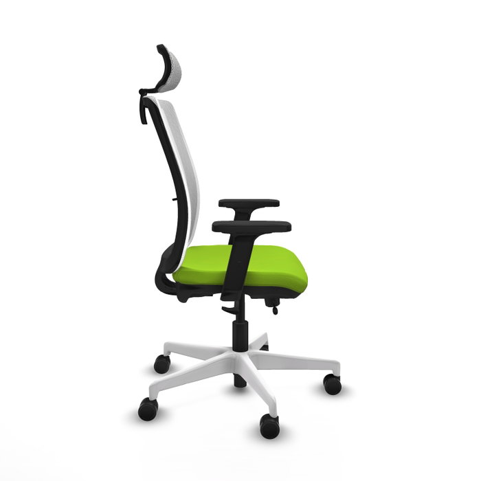 PIQUERAS Y CRESPO Silla de oficina Haches Pistacho y Blanco PIQUERAS Y CRESPO Silla de oficina Haches Pistacho y Blanco