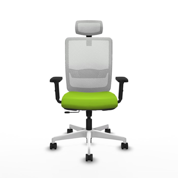 PIQUERAS Y CRESPO Silla de oficina Haches Pistacho y Blanco PIQUERAS Y CRESPO Silla de oficina Haches Pistacho y Blanco