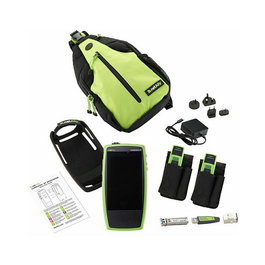 NetAlly LINKSOLUTIONS-KIT-4K Kit LinkRunner AT 4000 + Linksprinter 300 X2 Comprobador de Red PoE, Transmisión, Pantalla LCD 5", RJ-45, SFP, SFP+, Verde