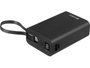 Sandberg Powerbank 20000 mAh PD20W Connect - Batería Externa Portátil con Carga Rápida USB-C de 20W y Cable Integrado, para Móvil y Tablet