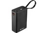 Sandberg Powerbank 20000 mAh PD20W Connect - Batería Externa Portátil con Carga Rápida USB-C de 20W y Cable Integrado, para Móvil y Tablet